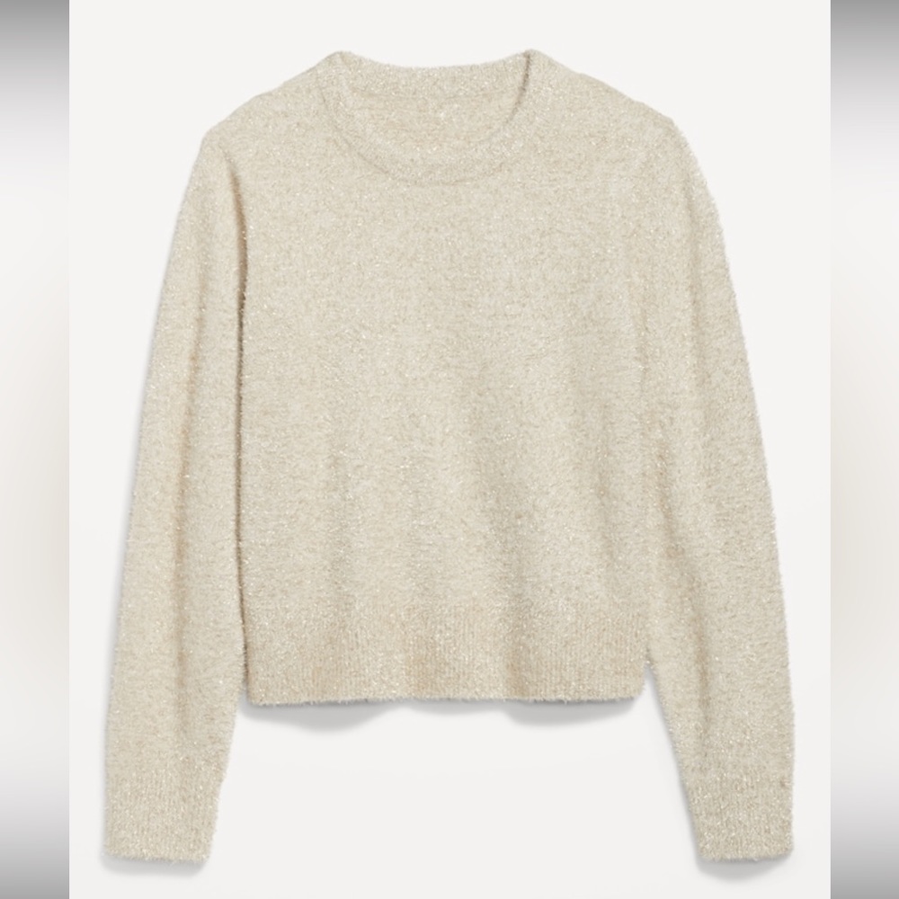 Old Navy shimmery cream sweater. 2XL Tall.